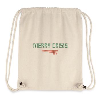 Merry Crisis - Stanley/Stella recycelter Gym Bag - Naturweiß - Vorne