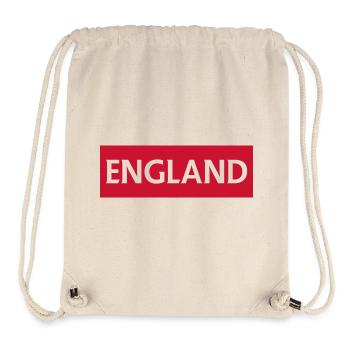 England Wandbild Motiv mit Küste - Stanley/Stella recycelter Gym Bag - Naturweiß - Vorne