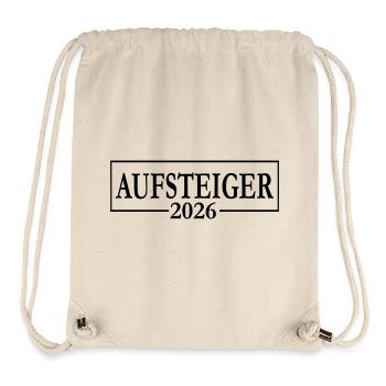 Aufsteiger 2026 Aufstieg - Stanley/Stella recycelter Gym Bag - Naturweiß - Vorne
