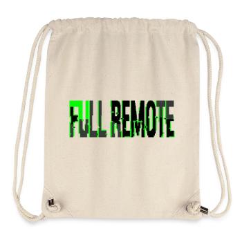 Telearbeit Total Style Glitch Informatique - Stanley/Stella recycelter Gym Bag - Naturweiß - Vorne
