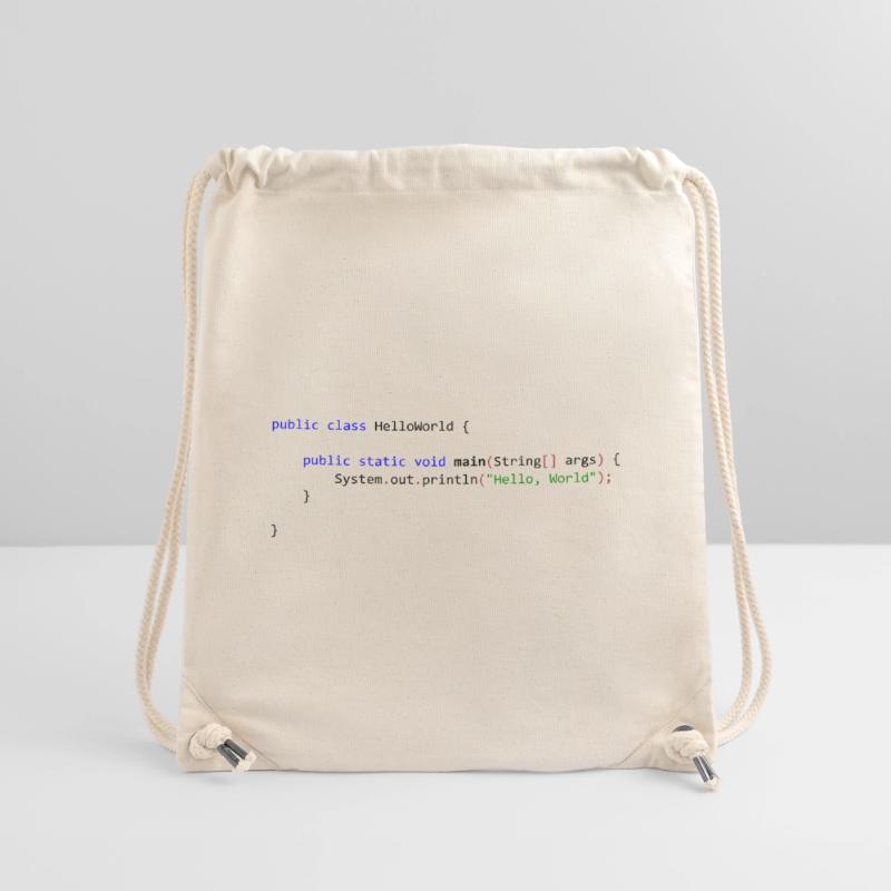 Hello World in Java Stanley/Stella recycelter Gym Bag
