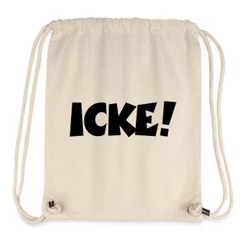 Lustige Berlinsprüche: ICKE! - Stanley/Stella recycelter Gym Bag - Naturweiß - Vorne