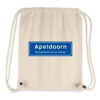 Apeldoorn Ortsschild - Stanley/Stella recycelter Gym Bag - Naturweiß - Vorne