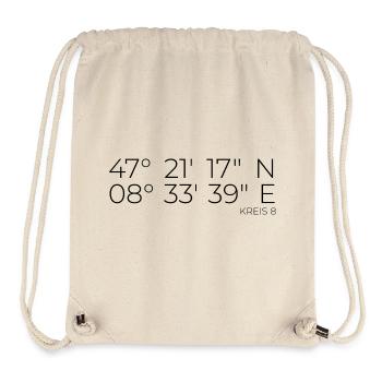 Coordinates District 8 Zurich - Stanley/Stella Recycled Gym Bag - natural - Front
