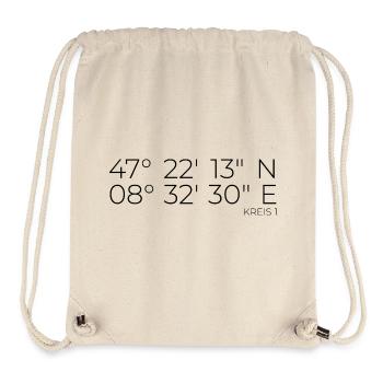 Coordinates District 1 Zurich - Stanley/Stella Recycled Gym Bag - natural - Front