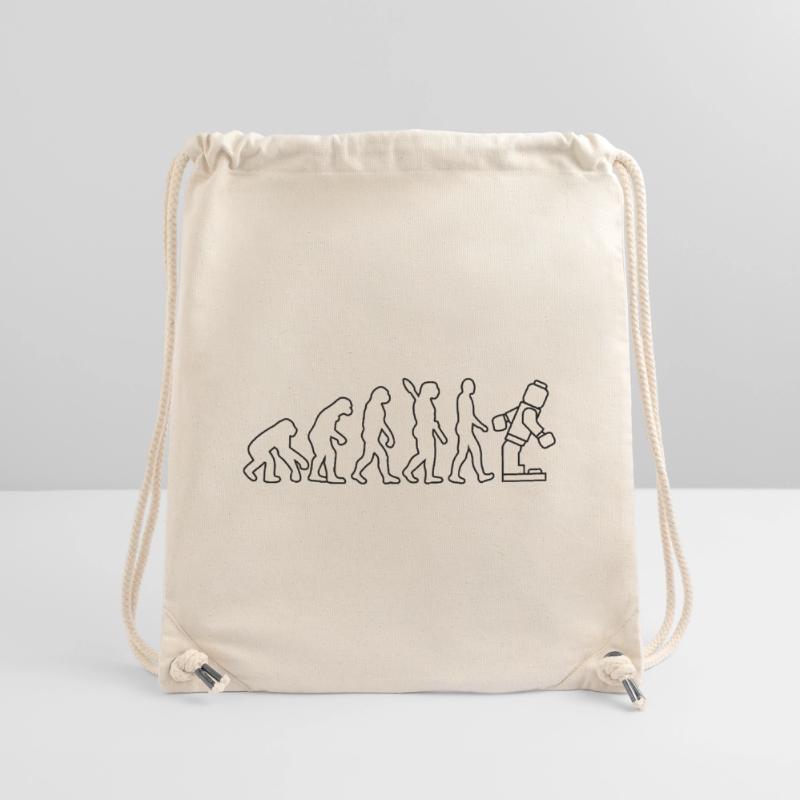 Brique de serrage Evolution Humanity Brique cloutée Sac à cordon recyclé Stanley/Stella