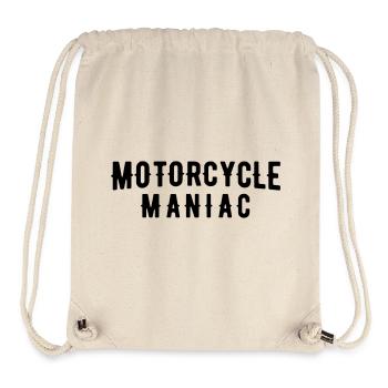 Motorrad-Wahnsinniger - Stanley/Stella recycelter Gym Bag - Naturweiß - Vorne