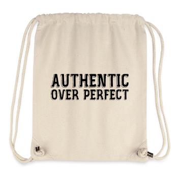 Authentic rather than perfect - Stanley/Stella Recycled Gym Bag - natural - Front