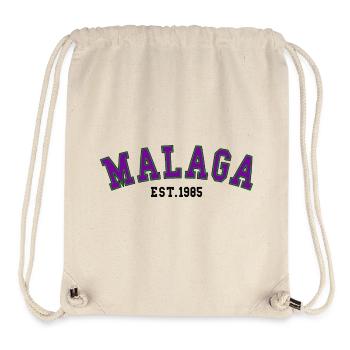 Malaga Est. 1985 - Sac à cordon recyclé Stanley/Stella - blanc naturel - Devant