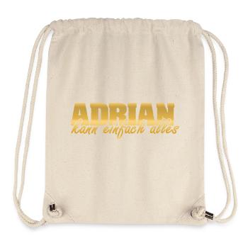 Adrian as a woman - Stanley/Stella Recycled Gym Bag - natural - Front