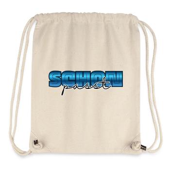 Passt schon, alles klar - Stanley/Stella recycelter Gym Bag - Naturweiß - Vorne