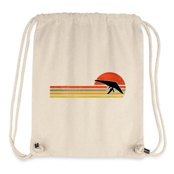 Retro Vintage Hängegleiter - Stanley/Stella recycelter Gym Bag - Naturweiß - Vorne