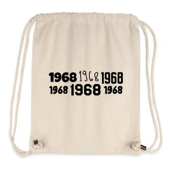 1968 – Großartig seit 1968 - Stanley/Stella recycelter Gym Bag - Naturweiß - Vorne