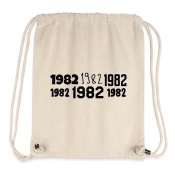 1982 – Großartig seit 1982 - Stanley/Stella recycelter Gym Bag - Naturweiß - Vorne