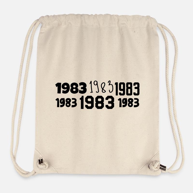 1983 - Awesome since 1983 - Stanley/Stella Recycled Gym Bag - natural