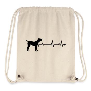 Hund - Stanley/Stella recycelter Gym Bag - Naturweiß - Vorne