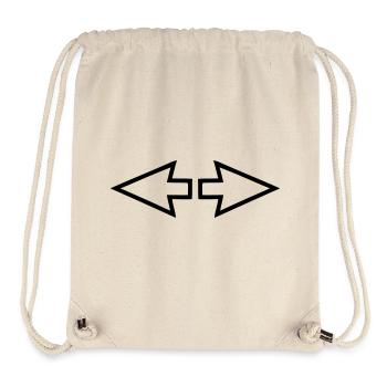Arrows - Stanley/Stella Recycled Gym Bag - natural - Front