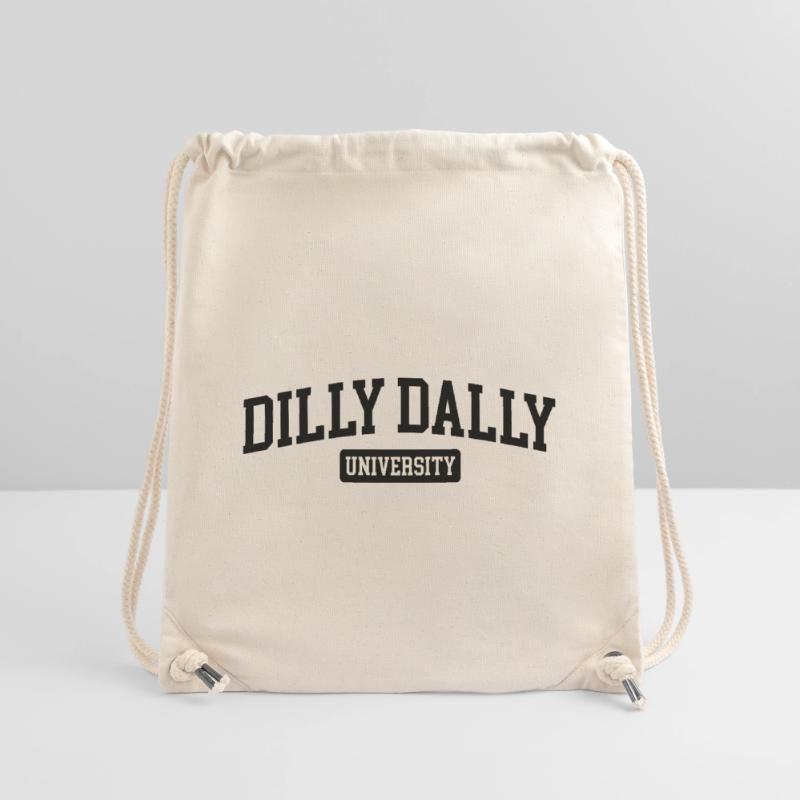 Dilly Dally University Procrastinate Threshing Stanley/Stella Recycled Gym Bag