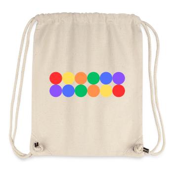 Rainbow Pride - Stanley/Stella Recycled Gym Bag - natural - Front