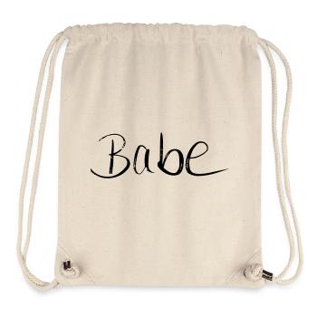 Babe - Stanley/Stella recycelter Gym Bag - Naturweiß - Vorne