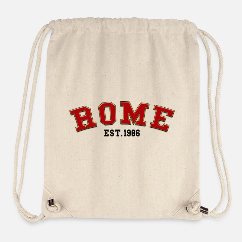 Rom gegründet 1986 - Stanley/Stella recycelter Gym Bag - Naturweiß