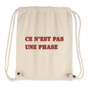 ES IST KEINE PHASE - Stanley/Stella recycelter Gym Bag - Naturweiß - Vorne