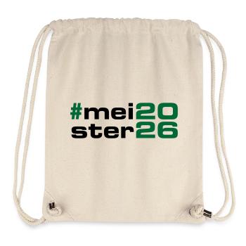 Meister 2026 Meisterschaft - Stanley/Stella recycelter Gym Bag - Naturweiß - Vorne