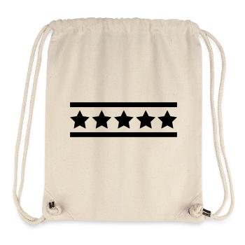 sterne_symbol - Sac à cordon recyclé Stanley/Stella - blanc naturel - Devant