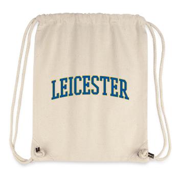 Leicester Varsity Wordmark - Stanley/Stella Recycled Gym Bag - natural - Front