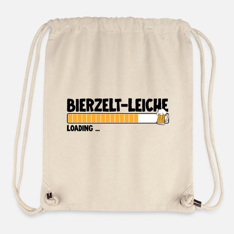 Bierbar Bierzeltleiche Bierfest Trinker - Stanley/Stella recycelter Gym Bag - Naturweiß