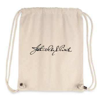 Johann Sebastian Bach signature - Stanley/Stella Recycled Gym Bag - natural - Front