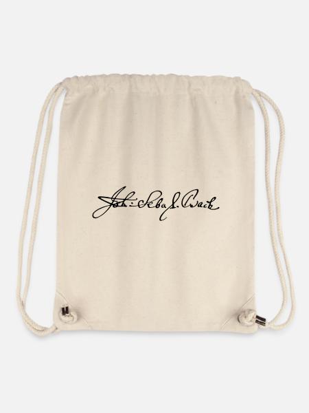Johann Sebastian Bach signature - Stanley/Stella Recycled Gym Bag - natural