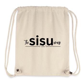 La voie Sisu - Sac à cordon recyclé Stanley/Stella - blanc naturel - Devant