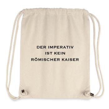 Grammatik Witz - Stanley/Stella recycelter Gym Bag - Naturweiß - Vorne