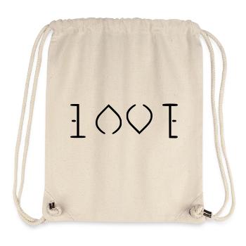 Liebe - Stanley/Stella recycelter Gym Bag - Naturweiß - Vorne