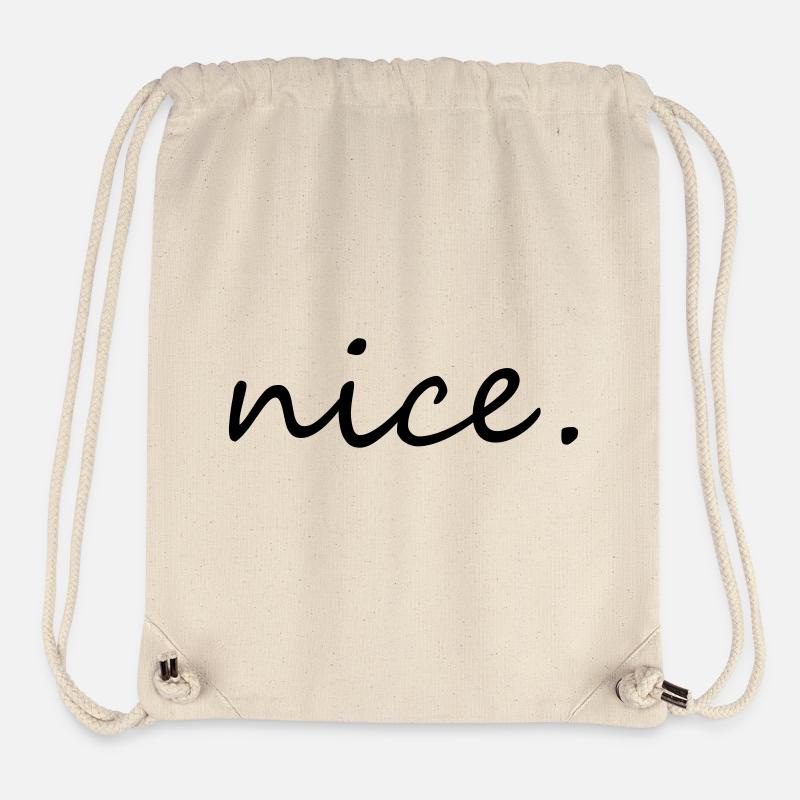 nice - Stanley/Stella Recycled Gym Bag - natural
