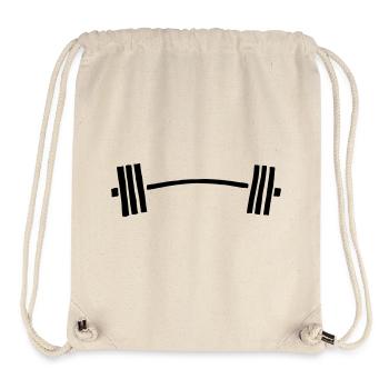 dumbbell barbell bent - Stanley/Stella Recycled Gym Bag - natural - Front