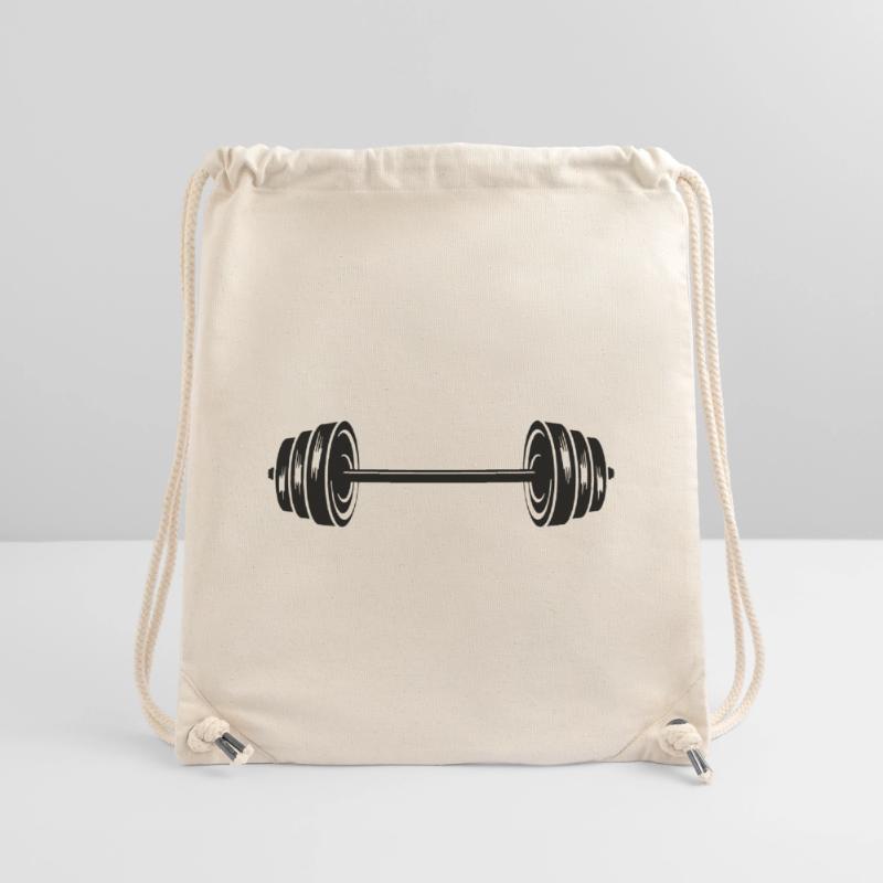 Weights dumbbells discs dumbbell Stanley/Stella Recycled Gym Bag