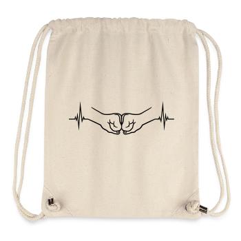 Fist Pump Pulse - Stanley/Stella Recycled Gym Bag - natural - Front