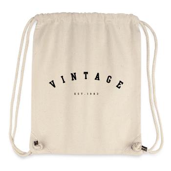 Jahrgang 1983 - Stanley/Stella recycelter Gym Bag - Naturweiß - Vorne