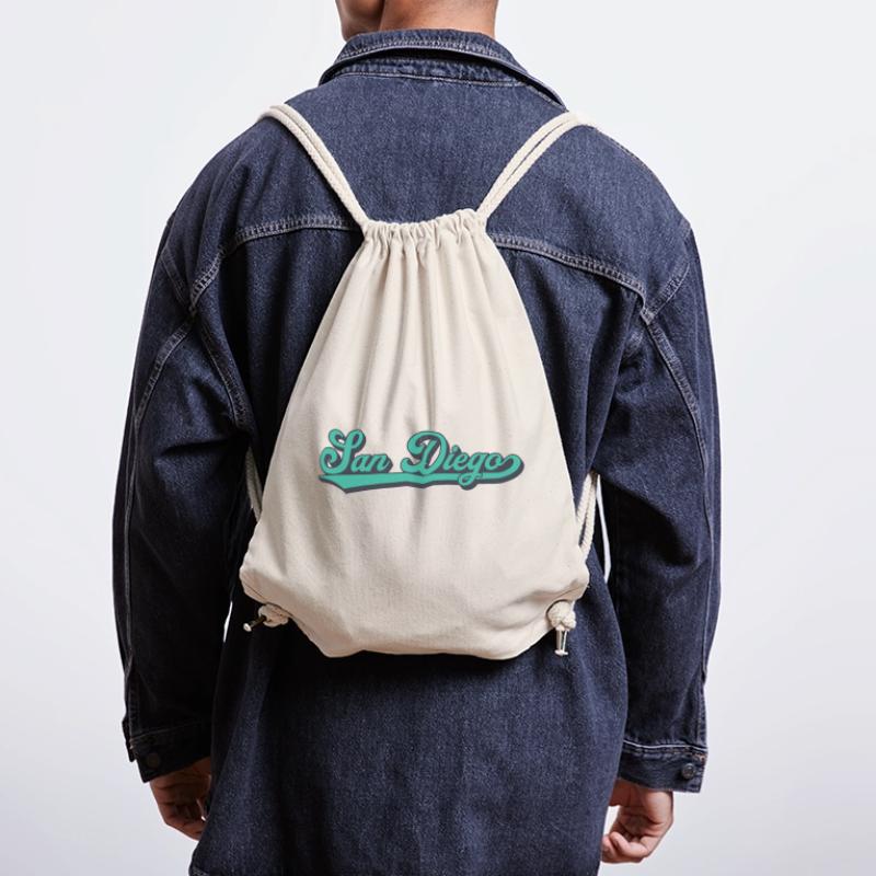 San Diego Script Retro Wave Stanley/Stella Recycled Gym Bag