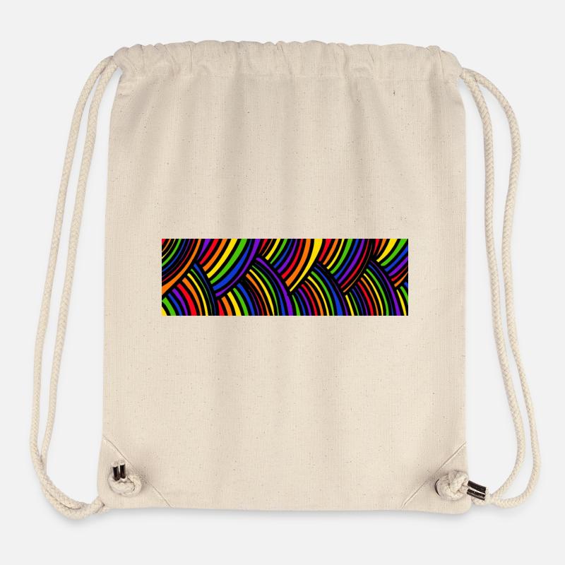 Rainbows - Stanley/Stella recycelter Gym Bag - Naturweiß