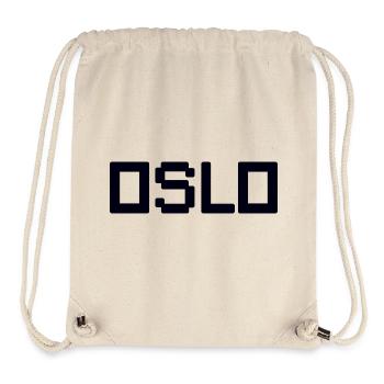 OSLO, Norvège, Norvège - Sac à cordon recyclé Stanley/Stella - blanc naturel - Devant
