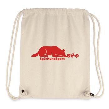 SHS Logo dunkelrot - Stanley/Stella recycelter Gym Bag - Naturweiß - Vorne