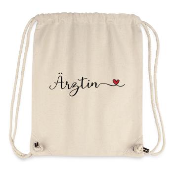 Ärztin - Stanley/Stella recycelter Gym Bag - Naturweiß - Vorne