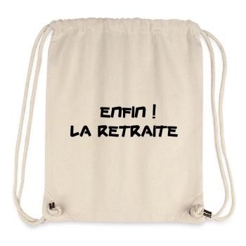 Finally! Retirement - Stanley/Stella Recycled Gym Bag - natural - Front
