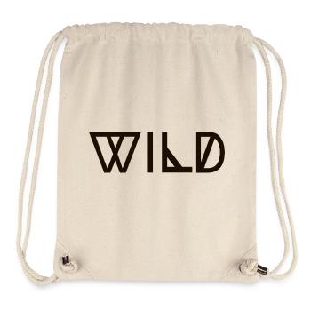 Sauvage - Sac à cordon recyclé Stanley/Stella - blanc naturel - Devant