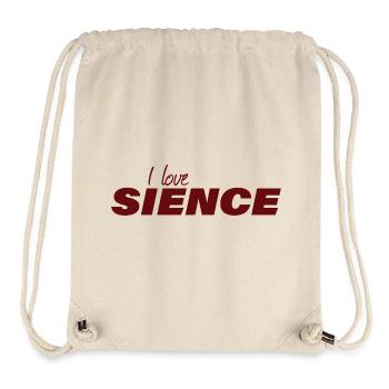 J’AIME LA SCIENCE - Sac à cordon recyclé Stanley/Stella - blanc naturel - Devant