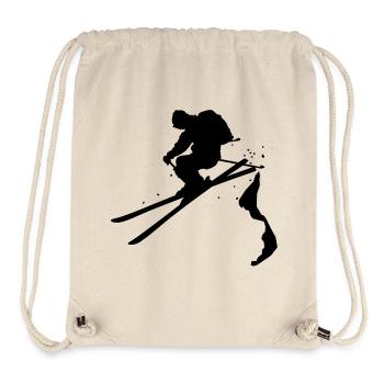 ski_freerider - Sac à cordon recyclé Stanley/Stella - blanc naturel - Devant