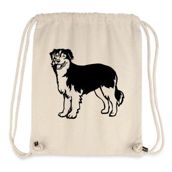 Australian Shepherd - Stanley/Stella Recycled Gym Bag - natural - Front